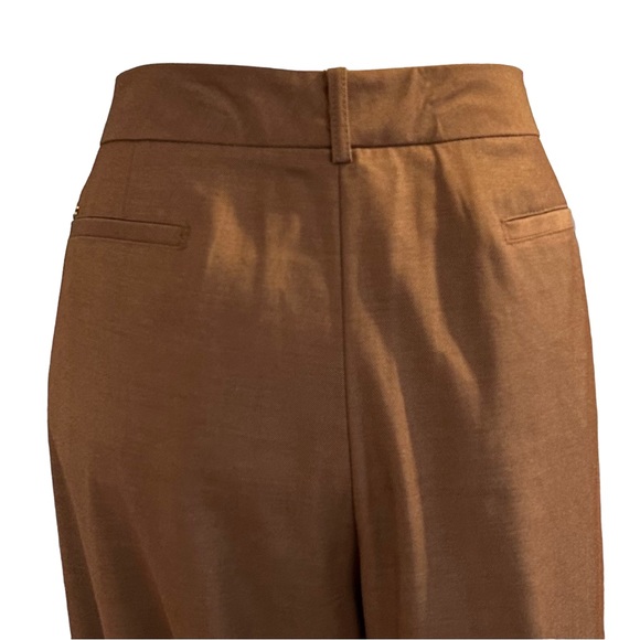 NEW DKNY Paint The Town Red Wide Leg Dress Pants Women’s SZ 16 in Toast - Picture 6 of 9